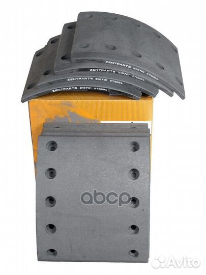 Z10701 накладки торм. STD 19032 17.5-10.8 420x