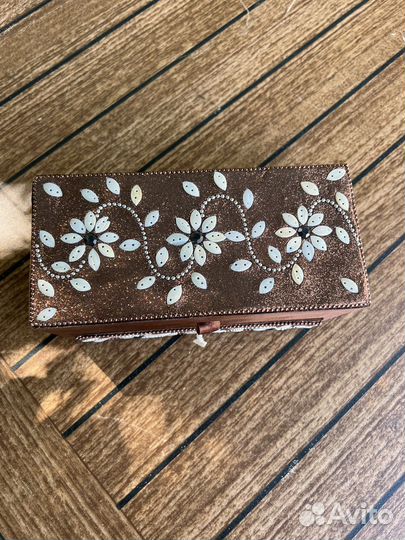 Шкатулка индийская новая 19*9*9см