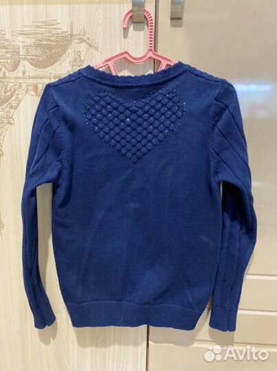 Кофта синяя школьная для девочки