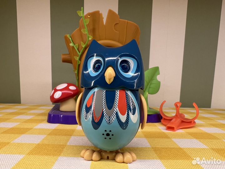 Интерактивная сова Digi Birds с домиком и свистком