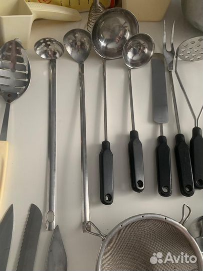 Предметы кухонная утварь половник нож СССР