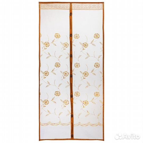 Сетка антимоскитная с вышивкой на магнитах 100*210