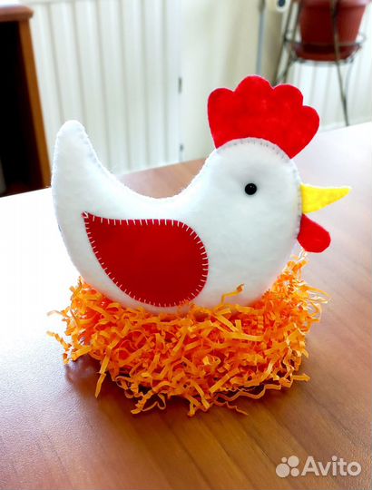 Пасхальная поделка (декор) в сад/школу Курочка