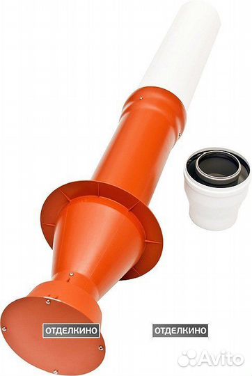 Дымоход Ariston 3318081 80/125 мм (высота: 1 м), к