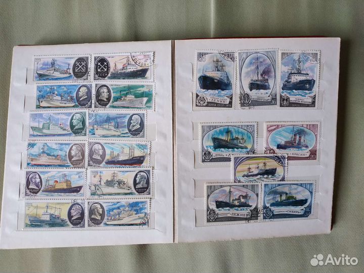 Альбом с марками СССР 3 шт. Набором