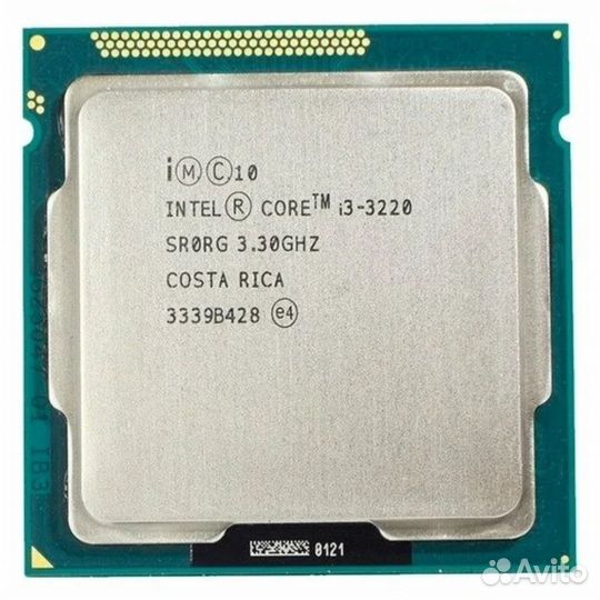 Intel Core i3-3220 LGA1155, 2 x 3300мгц