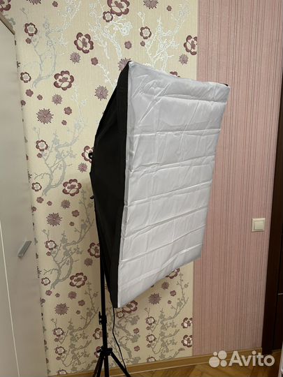 Аренда софтбокс постоянный свет 50х70 с лампами