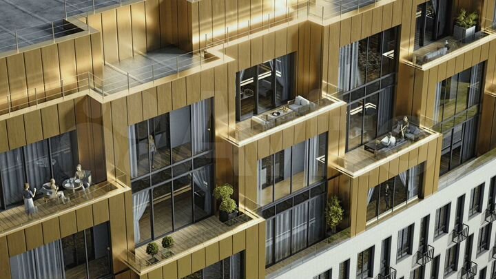 Своб. планировка, 81,5 м², 1/23 эт.