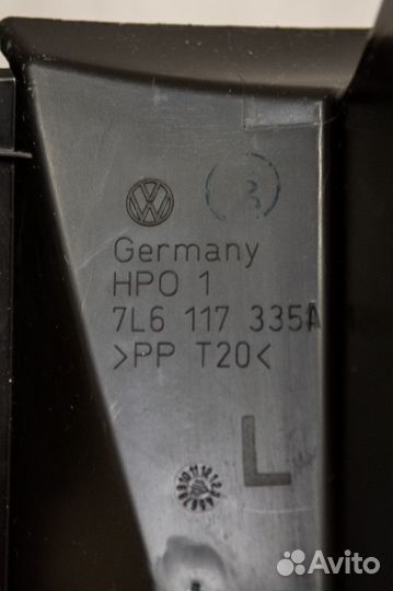 Воздуховоды интеркуллера Volkswagen Touareg