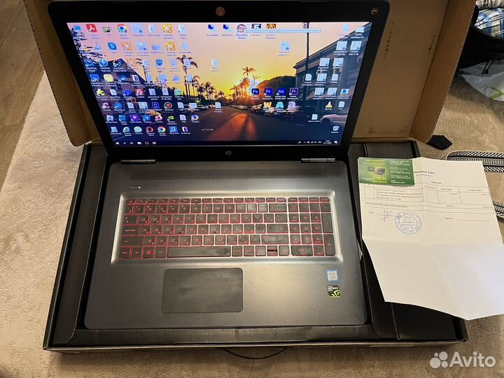 Ноутбук hp omen 17