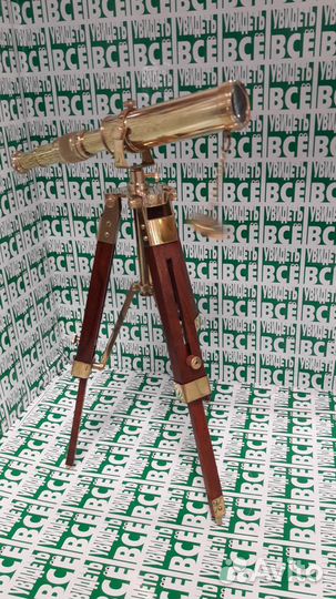 Телескоп Рэтро Латунь цвет gold