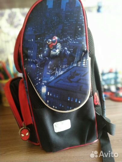 Школьный рюкзак человек паук