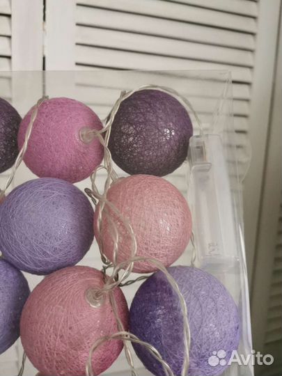 Гирлянда шары 20 шт