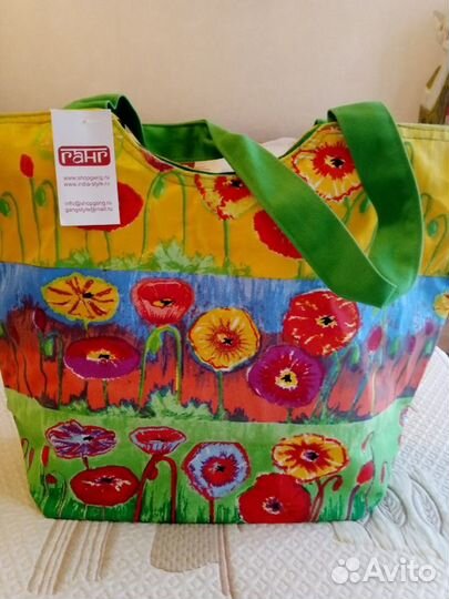 Продам сумку пляжную, новую, Индия