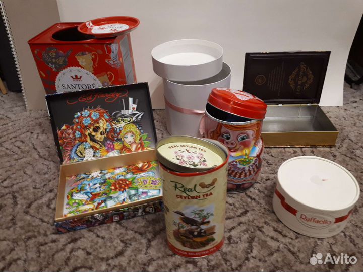 Подарочные баночки для подарков от Деда Мороза