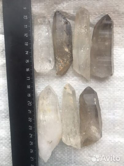 Набор Кристаллы Хрусталь, Дымчак, Кварц