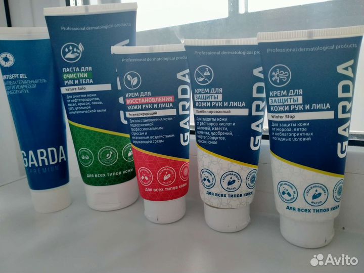 Паста для очистки рук, крема, спреи