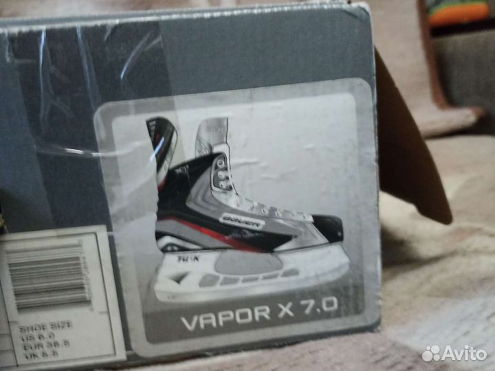 Коньки bauer vapor x 7 5 размер