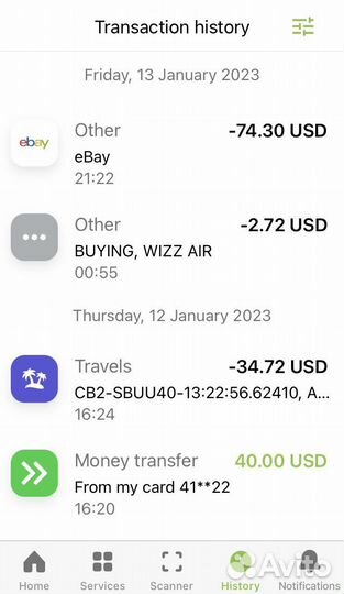 Оплата иностранной зарубежной картой Visa