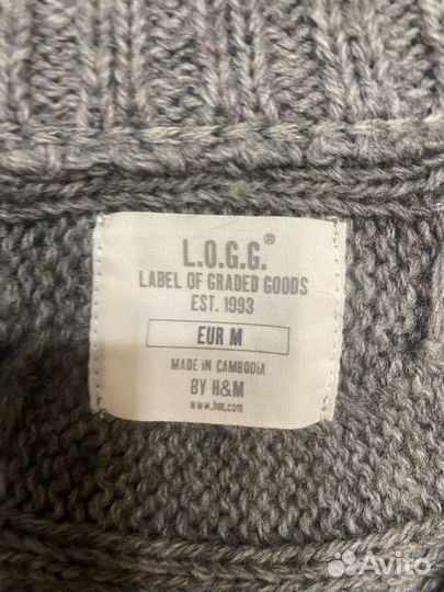 Кофта серая h&m archive