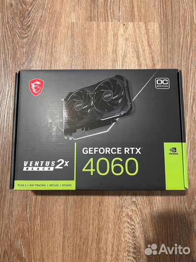 MSI GeForce RTX 4060 ventus 2X black OC