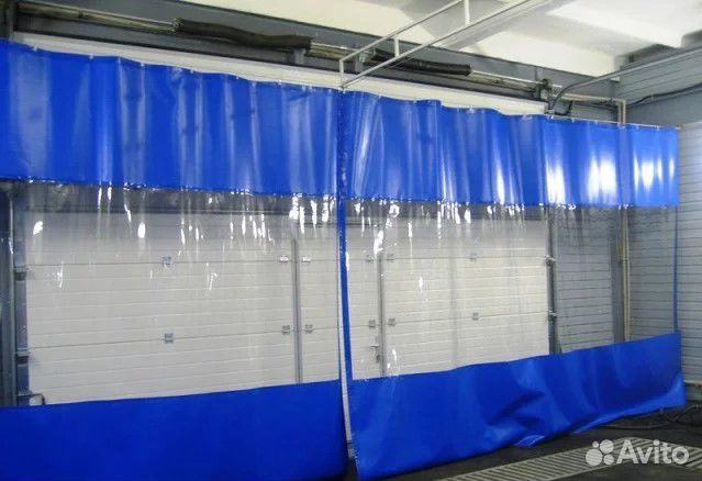 Шторы для предприятий и автомоек