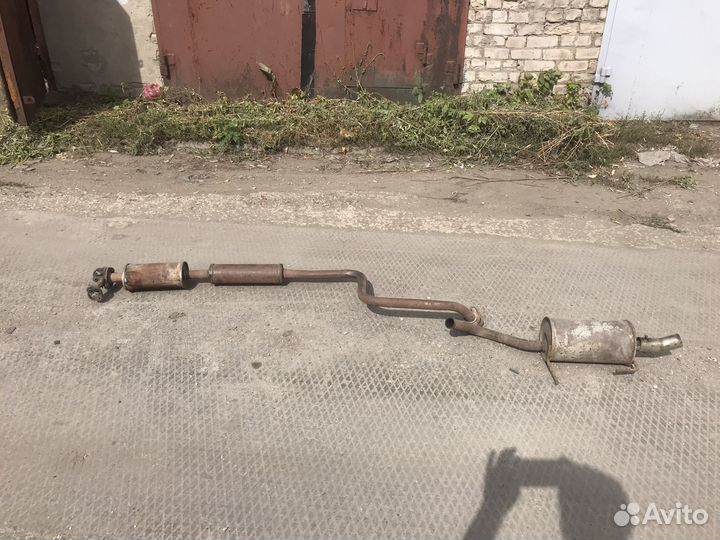 Nissan march k11 глушитель