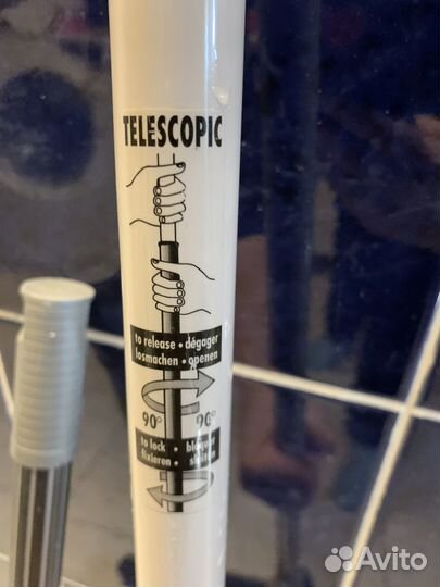 Швабра щетка телескопическая Linea 2 in 1