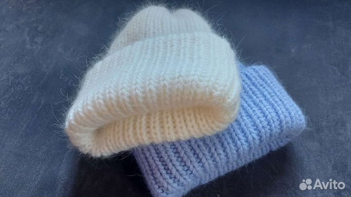 Шапка женская ручной работы, В наличии