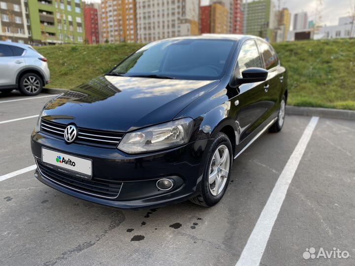Volkswagen Polo 1.6 AT, 2013, 163 500 км