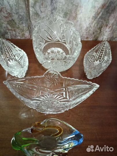 Салатницы ссср, пепельница хрусталь