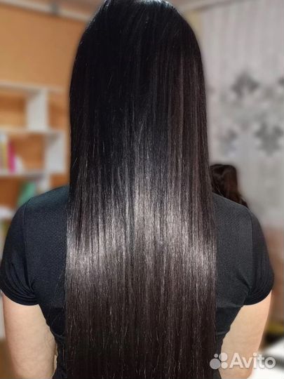 Наращивание волос на дому