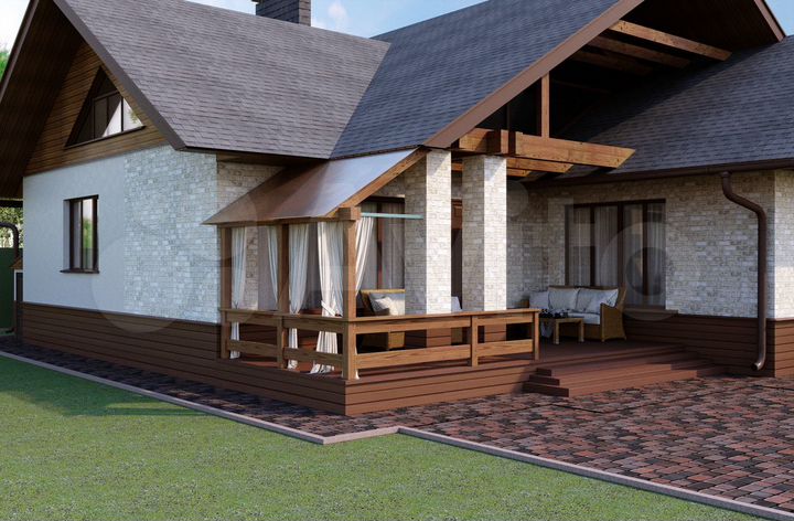 Дом 307 м² на участке 16 сот.