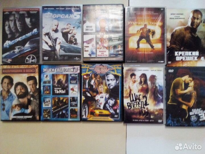 DVD-диски с мультфильмами, фильмами, сериалами, иг