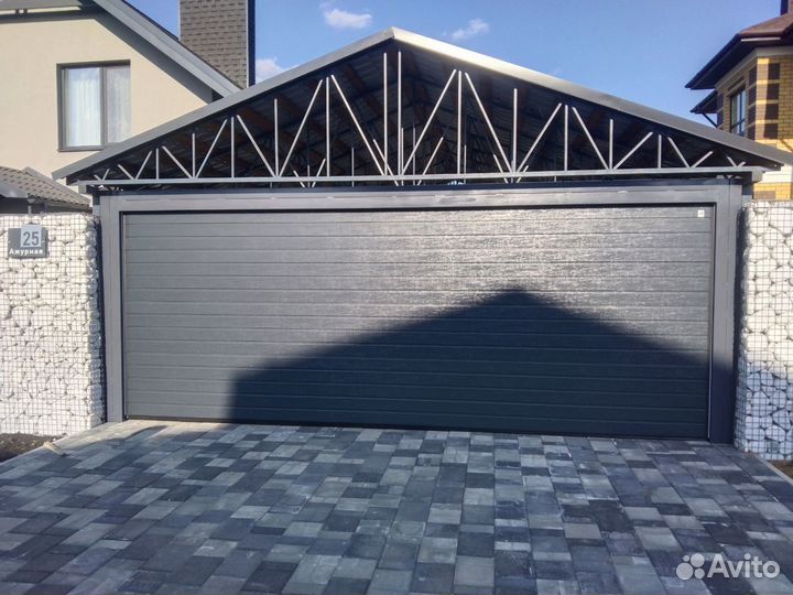 Гаражные секционные ворота