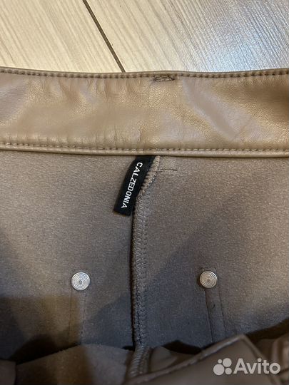 Брюки лосины Calzedonia 42 экокожа