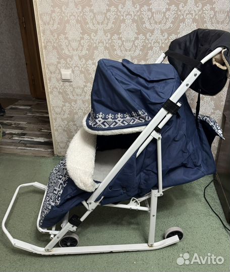 Коляска санки