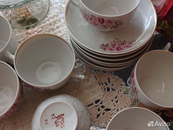 Чайные пары из сервиза Вербилки