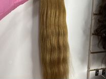 Детские волосы для наращивания блонд 55см Арт:А534