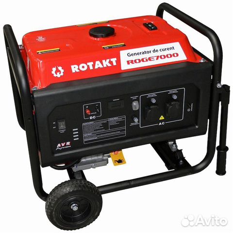 Бензиновый генератор Rotakt roge 7000