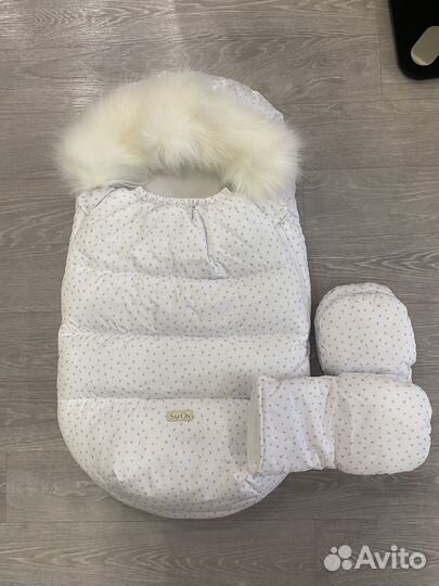 Конверт (кокон) для малышей зимний