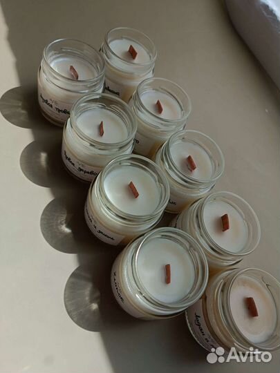 Ароматическая свеча 100мл ручной работы