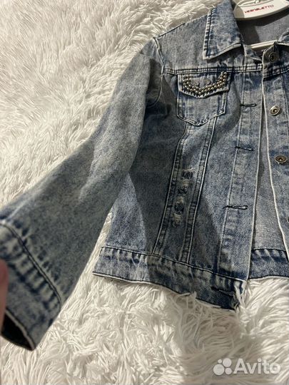 Джинсовая куртка женская 40 42
