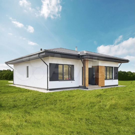 Дом 115 м² на участке 6 сот.