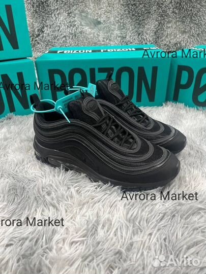 Nike Air Max 97 Оригинал Черные Poizon