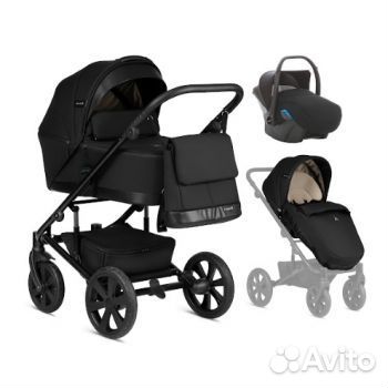 Коляска 3 в 1 Noordi Aqua Black 3в1