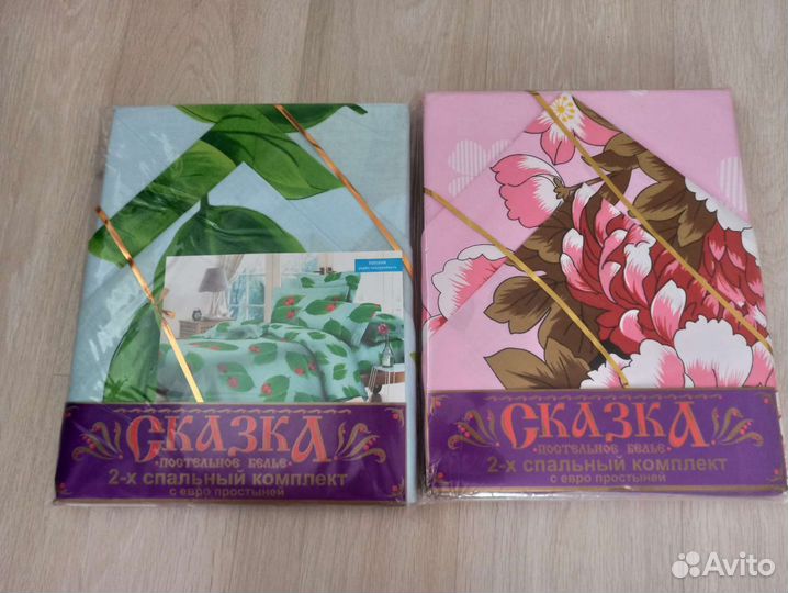 Поплин 2 спал. с евро простыней Сказка