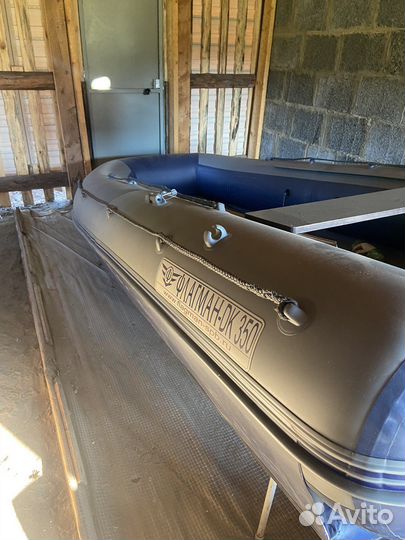 Лодка Флагман DK350+Лодочный мотор Apache 9.9BS