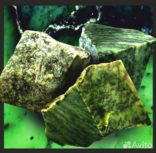 Камни для бани Нефрит (Колото-пиленный, 10 кг.)