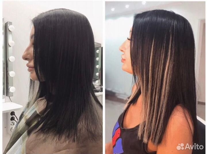 Наращивание волос +работа